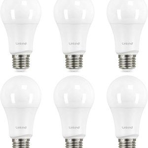 Linkind Dimmable A19 LED Light Bulbs, 100W Equivalent, E26 Base, 5000K Daylight,